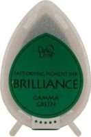 Tsukineko Brilliance Dew Drop Ink Pad - Gamma Green