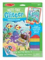 Melissa & Doug Arts and Craft - Mess Free Glitter Underwater Scenes