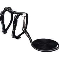 Rogz AlleyCat Reflective Breakaway Safeloc Buckle Cat H-Harness and Lead Combination - Extra Small 8
