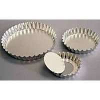 Kaiser Bakeware Quiche Fluted Loose Bottom (10cm) (Silver)