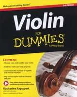 Violin For Dummies - Book + Online Video & Audio Instruction (Paperback, 3rd Edition) picture