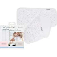 Baby Sense Burp Cloth (2 Pack)(Pink)
