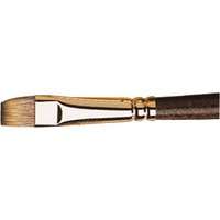 Winsor & Newton Monarch Brush (Flat)(Number 12)(Hair Width 13mm)(Hair Length 15mm)(Long Handle)