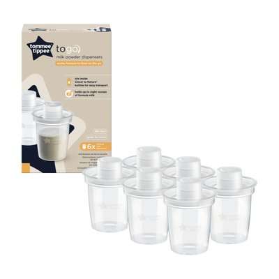 Tommee Tippee - Closer to Nature Milk Powder Dispenser (6 Pack)