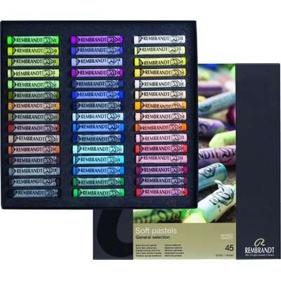 Talens Rembrandt Soft Pastel 45 Assorted Cardboard Set