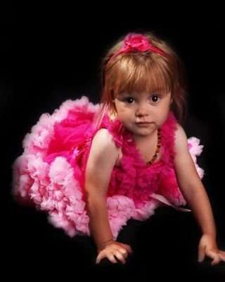 Smitten Flutter Petti-tutu (Hot Pink with Light Pink) (0 - 12 Months)