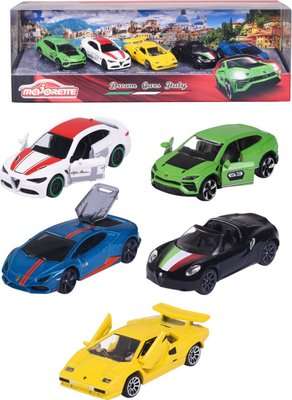 Majorette Dream Cars Italy Giftpack (Pack of 5)