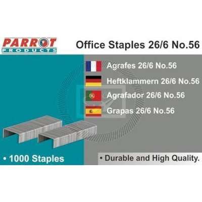 STAPLES 26/6 (No56) (1000pcs) 30 pages