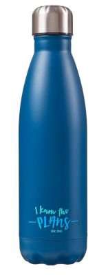 Stainless Steel Water Bottle: I Know the Plans - Jeremiah 29:11