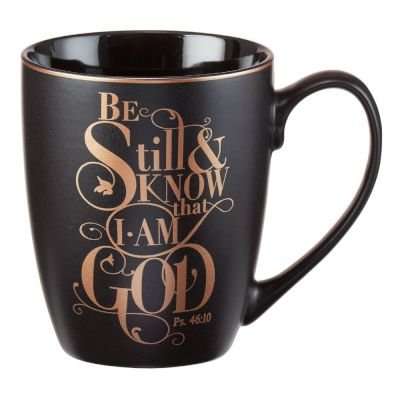 Shimmer Collection, Be Still Psalm 46:10 Coffee Mug