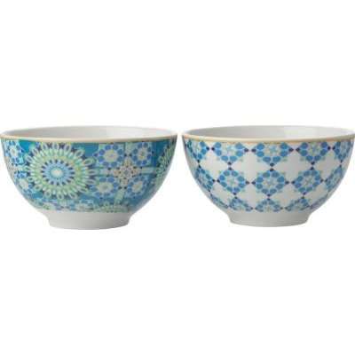 Maxwell & Williams Ts & Cs Isfara Set of 2 Bowls (10cm | Blue)