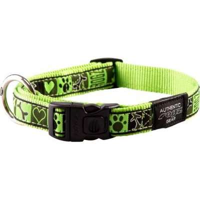 Rogz Fancy Dress Dog Collar (Lime Juice Design)