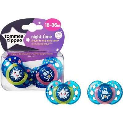 Tommee Tippee Closer to Nature Night Soother (18 - 36 Months | 2 Pack)