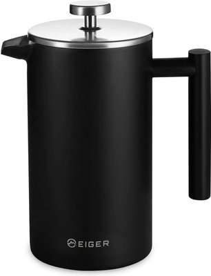 Eiger Tosca Double Wall Stainless Steel French Press (800ml)
