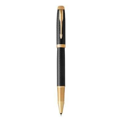 Parker IM Premium Fine Nib Rollerball Pen (Black with Gold Trim)(Black Ink) - Presented in a Gift Bo