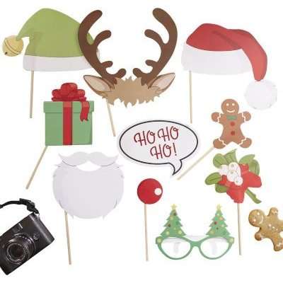 Vintage Noel - Photo Booth Kit (Pack of 1)