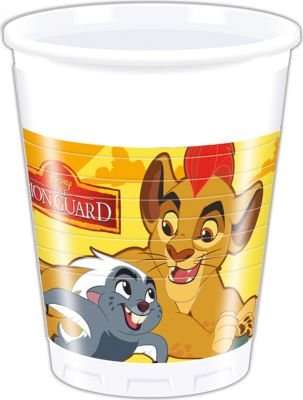 The Lion Guard - 8 Plastic Cups (200ml)