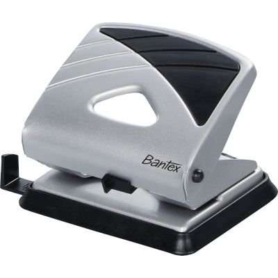 Bantex B9306 Office Punch (2 hole)(Silver)