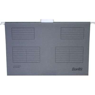 Bantex B3470 Suspension Files (Foolscap)(Grey)(25 Pack)