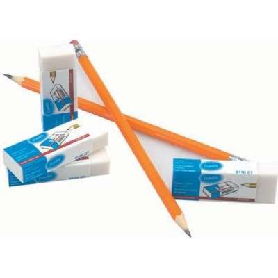 Bantex PVC Pencil Eraser (White)