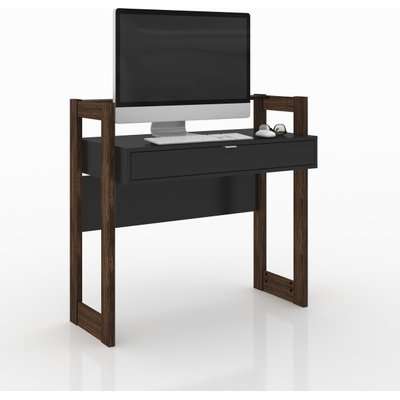 Linx Office Table (Black | Walnut)