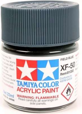 Tamiya XF-50 Field Blue (Acrylic Model Paint)