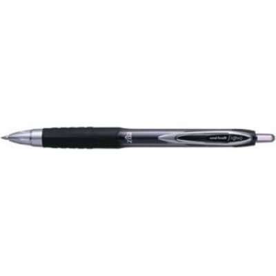 Uni-Ball UMN-207 Signo Retractable Rollerball with Rubber Grip (0.7mm)(Black)(Box of 12)