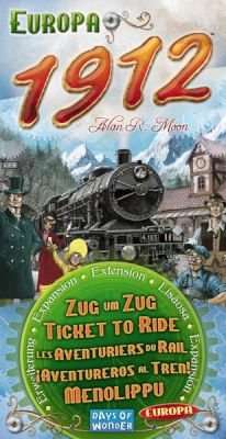 Ticket to Ride expansion: Europa 1912