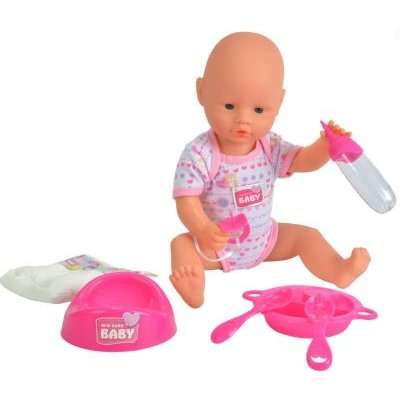 Simba New Born Baby - Baby Doll (38cm) with Accessories