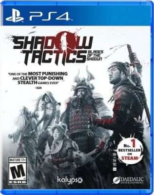 Shadow Tactics: Blades of the Shogun (PlayStation 4, Blu-ray disc)