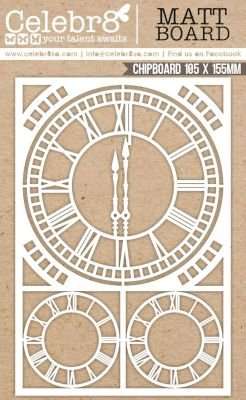Die Cut Matt Board Equi Clock Elements