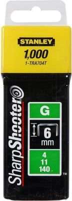 Stanley Tools Heavy-Duty Staples (6mm x 1000)