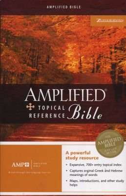 Amplified Topical Reference Bible, Hardcover (Hardcover, Supersaver ed.)