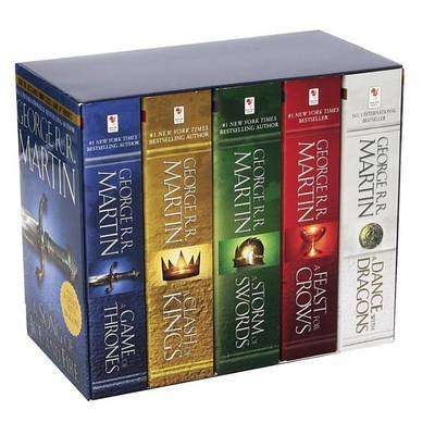 Game of Thrones 5-Copy Boxed Set (George R. R. Martin Song of Ice and Fire Series) (Paperback)