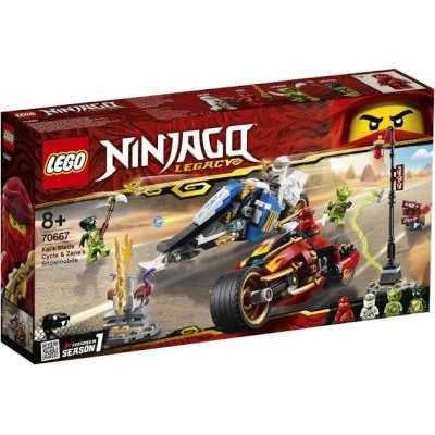 LEGO Ninjago Kai's Blade Cycle & Zane's Snowmobile (376 Pieces)