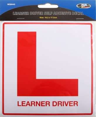 Motoquip Learner Driver  Sticker