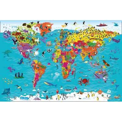 Collins Children's World Map (Sheet map, rolled, 2nd Revised Edition)
