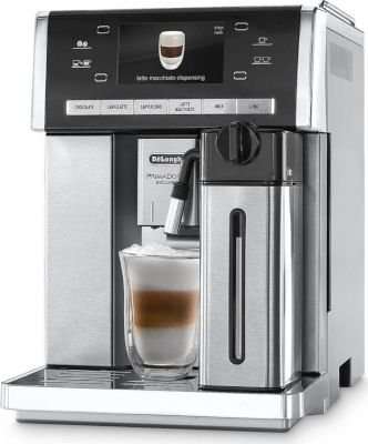 Delonghi PrimaDonna Exclusive Automatic Cappuccino Maker (Silver and Black)
