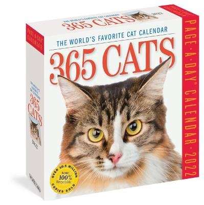 365 Cats Page-A-Day Calendar 2022 - The World's Favorite Cat Calendar (Calendar)