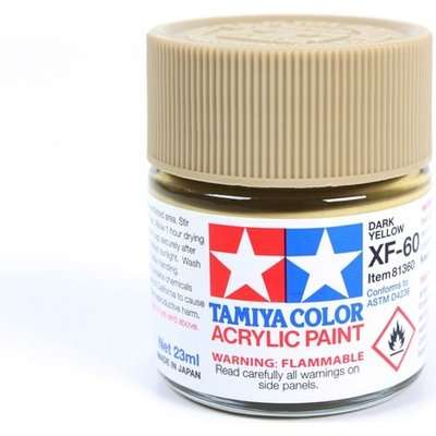 Tamiya XF-60 Dark Yellow (Acrylic Model Paint)