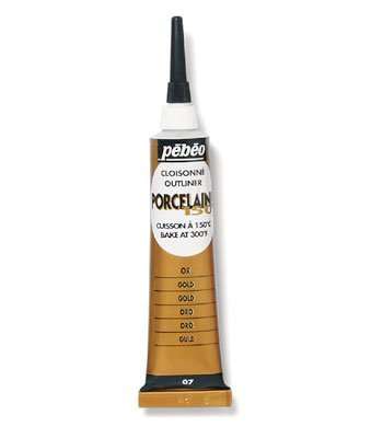 Pebeo Porcelaine Paint - Outliner - Gold (20ml)