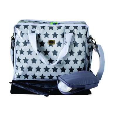 Caboodle CB2B Fun and Funky Baby Bag (Silver Star Design)