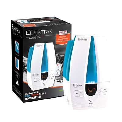 Elektra Health 8074 2-In-1 Ultrasonic Hot & Cool Steam Humidifier (7.5L)