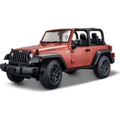 Maisto Die-Cast Model  - Jeep Wrangler Rubicon 2014  - Open Top (1:18)