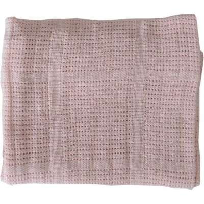 Snuggletime Cotton Cellular Blanket (Pink)