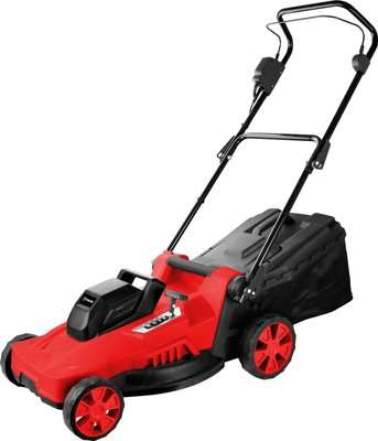 Casals 2000W Electric Lawnmower with 420mm Cutting Diameter (Red)