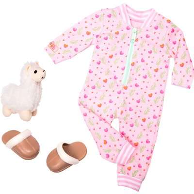 Our Generation Regular Pyjama Outfit - Llama Llullabies