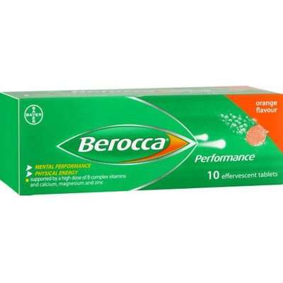 Berocca Performance Effervescent Tablets - Orange (10 Tablets)