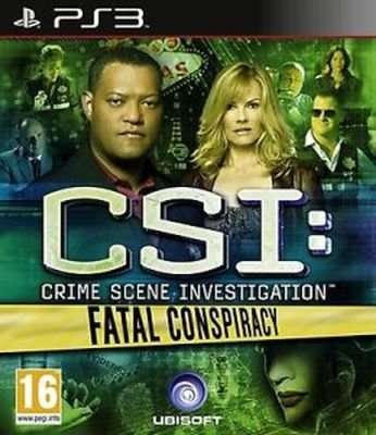 CSI: Crime Scene Investigation: Fatal Conspiracy (PlayStation 3, DVD-ROM)