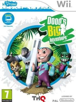 uDraw Dood's Big Adventure (Nintendo Wii, DVD-ROM)